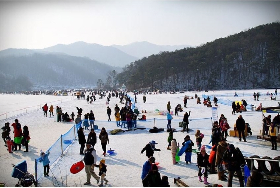 안성 동막골 빙어축제